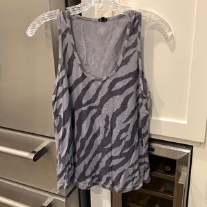 Monroe animal print tank top, size M